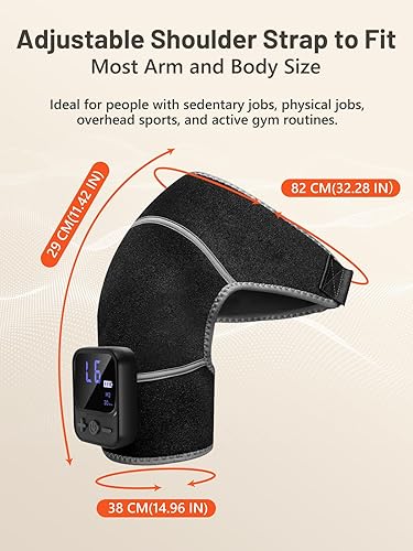 Miniatura 8 de Terapia de luz roja inalámbrica para hombro, dispositivos portátiles de terapia de luz infrarroja cercana para hombros y articulaciones, comodidad