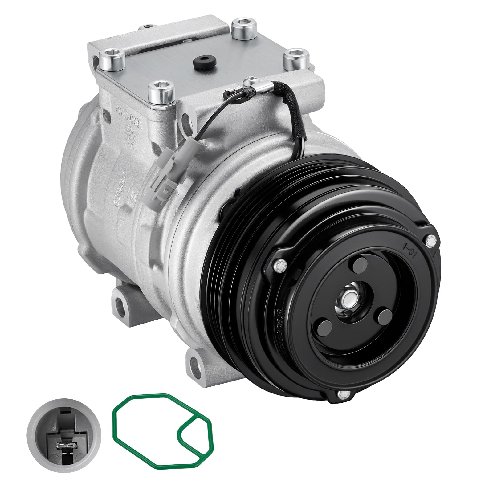 BDFHYK 78335 Air Conditioning AC Compressor with Clutch Compatible with Toyota Tacoma 1995-2004 2.4L &amp; 1995-2004 2.7L, T100 1994-1998 2.7L l4, Gas, Replaces 77335, 27465, 638810
