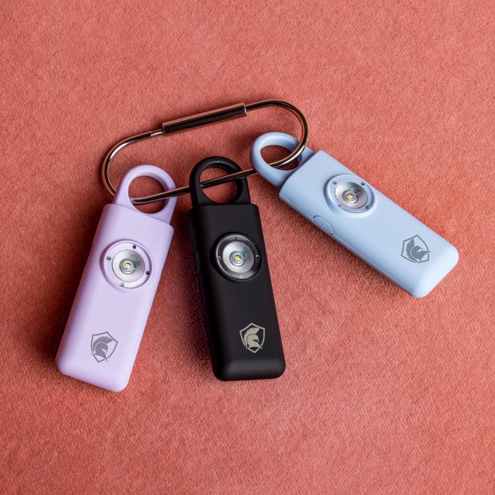 Alarme de sécurité personnelle rechargeable (lavande)
