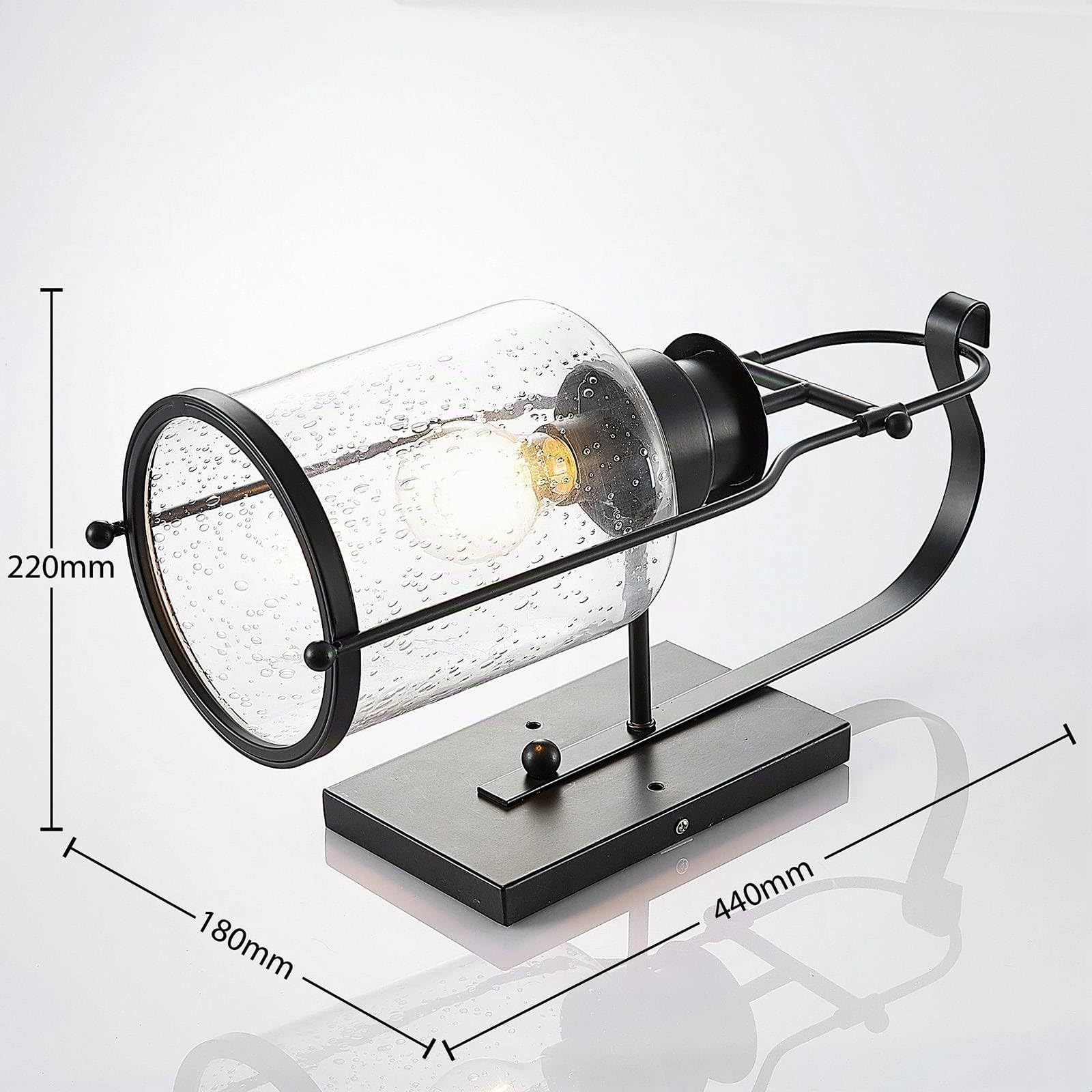 Lindby Wandleuchte, Wandlampe Innen (Laterne) Rozalie (Retro Vintage Antik) in Schwarz aus Metall (1 flammig E27) - Wandstrahler Wandbeleuchtung Schlafzimmer/Wohnzimmer Flurleuchte