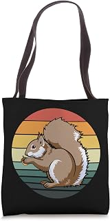 Squirrel Gift Women Feeder Empty Nature Acorn Squirrel Tote Bag