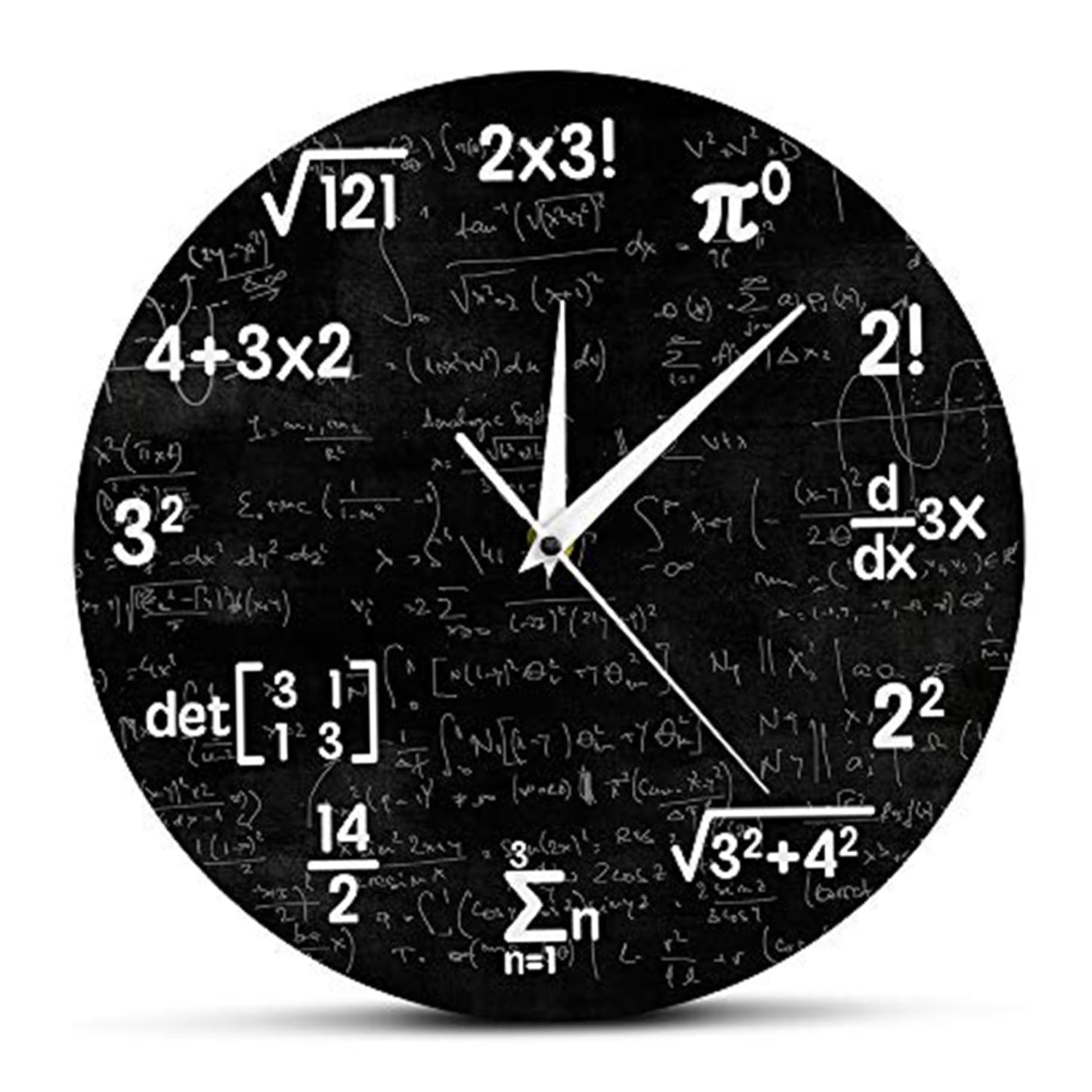 Horloge mathématique 12 pouces, le cadeau idéal pour enseignant