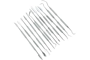 SE 12-Piece Stainless Steel Wax Carvers Set for Sculpting and Shaping