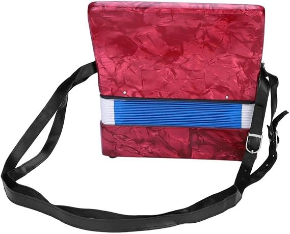 17 Key 8 Bass Entry Level Accordion, Beginner Accordion Piano Accordion Instrument Accordion for Beginners Adults with Adjustable Shoulder Strap