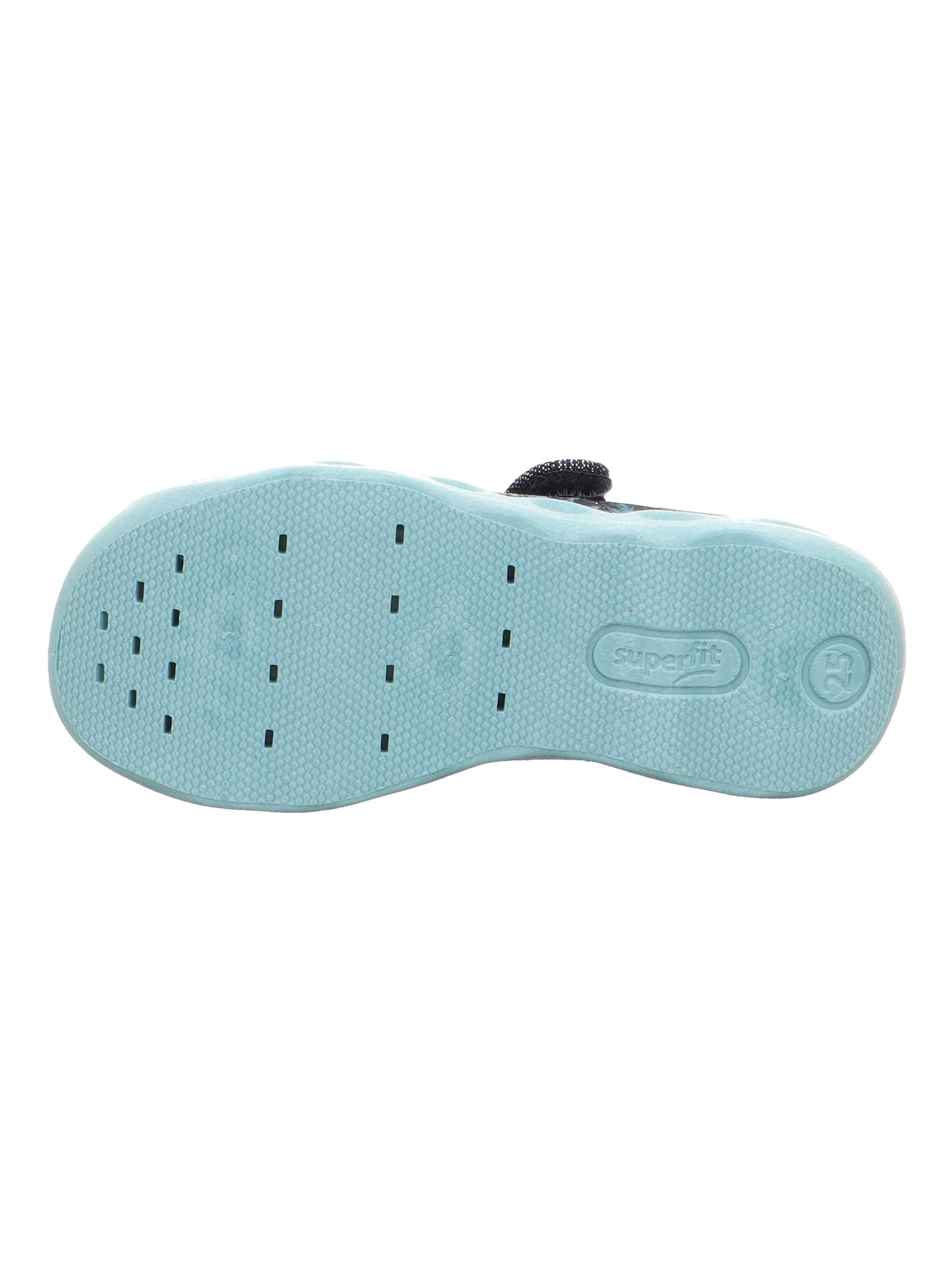 Superfit Mädchen Bubble Hausschuhe 1-006271, Blau Mehrfarbig 8020, 37 EU
