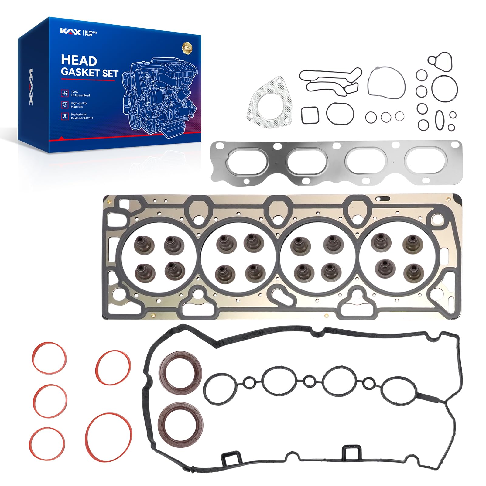 KAX Engine Cylinder Head Gasket Set for Chevrolet Cruze 2011-2015 1.8L