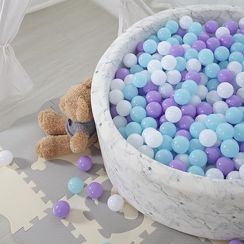 Vista 135 de STARBOLO Ball Pit Balls for Toddlers Phthalate Free BPA Free Non-Toxic Crush Proof Play Balls for Toddlers Kids Pool Playhouse Pack of 100 200 500