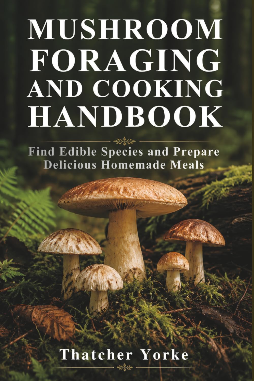 MUSHROOM FORAGING AND COOKING HANDBOOK: Find Edible Species and Prepare Delicious Homemade Meals