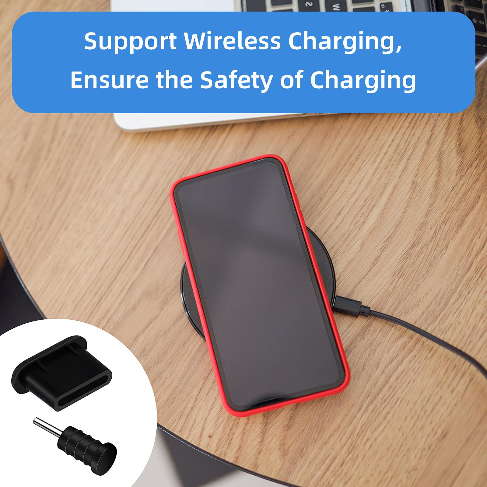 Bouchons Anti-poussière D'Halloween Pour Breloques, Porte-clés Et Ports