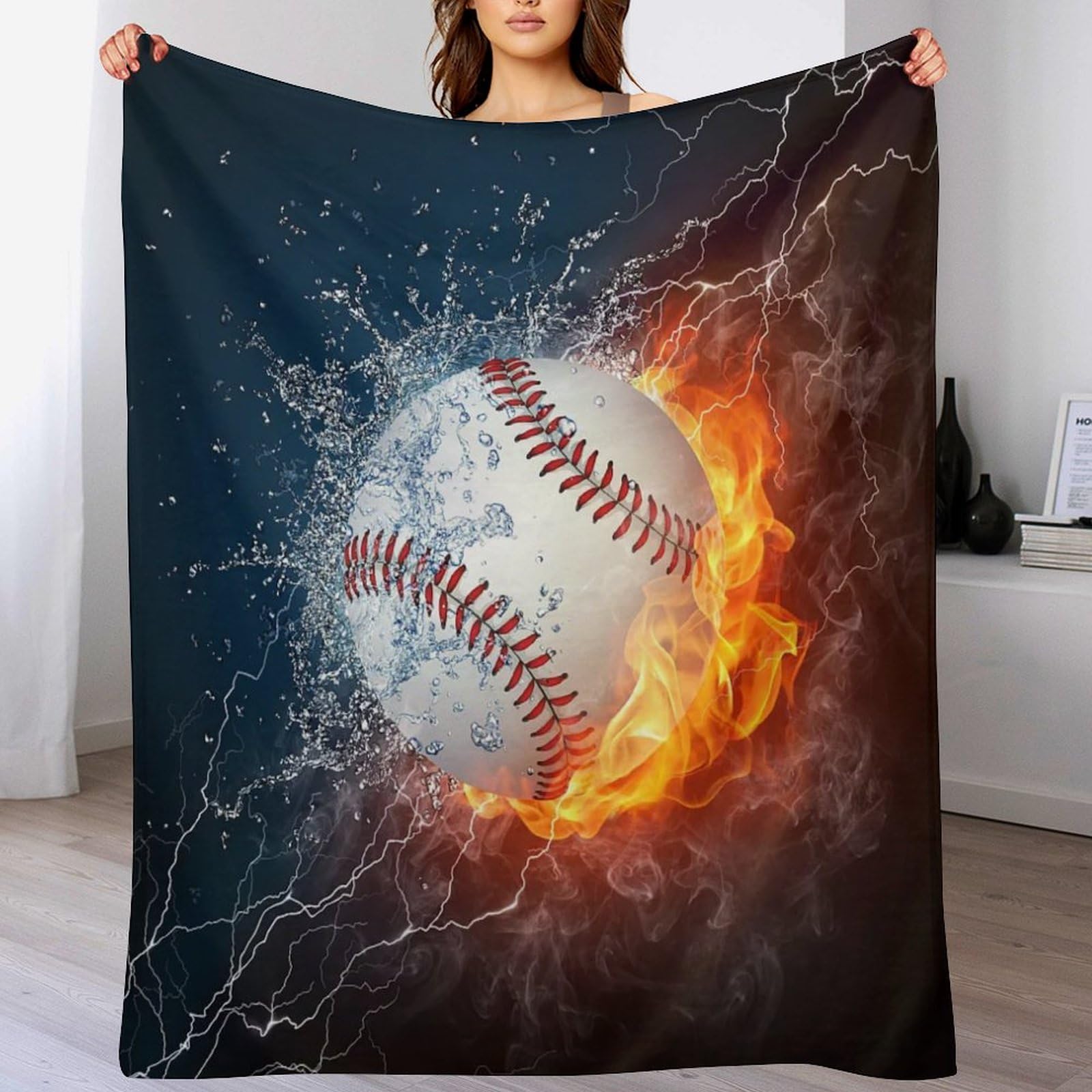 Manta de béisbol cálida para noches frías al aire libre