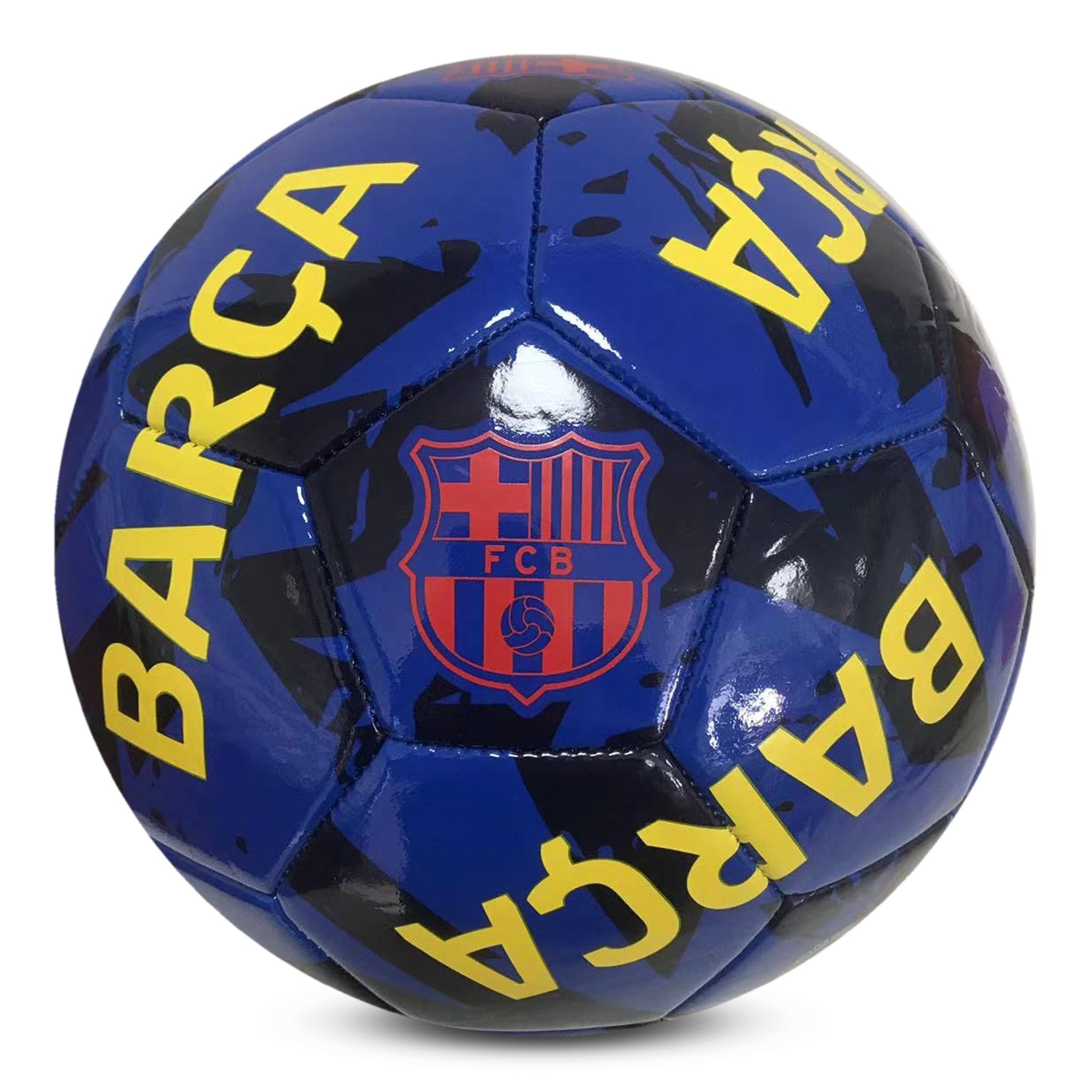 Hy-Pro Oficjalnie licencjonowana piłka nożna FC Barcelona - rozmiar 5, projekt graffiti, towar Barcelona, Barca, trening, mecz, kolekcjonerska dla dzieci i dorosłych