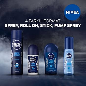 Amazon.com : 3x Nivea Fresh Active Deodorant Stick 0% Aluminium