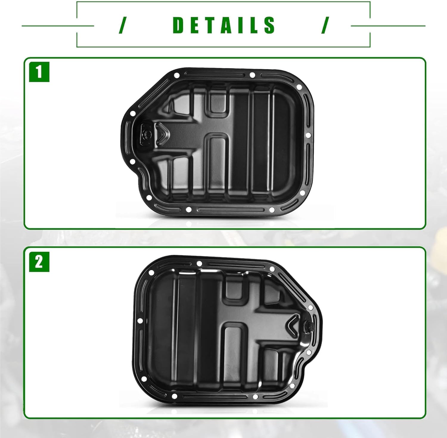 PartsFlow Lower Engine Oil Pan Sump Compatible with Infiniti FX35 2003-2008, G35 2003-2007, M35 2006-2008, Nissan 350Z 2003-2006, Replacement 264-531, 111104P110