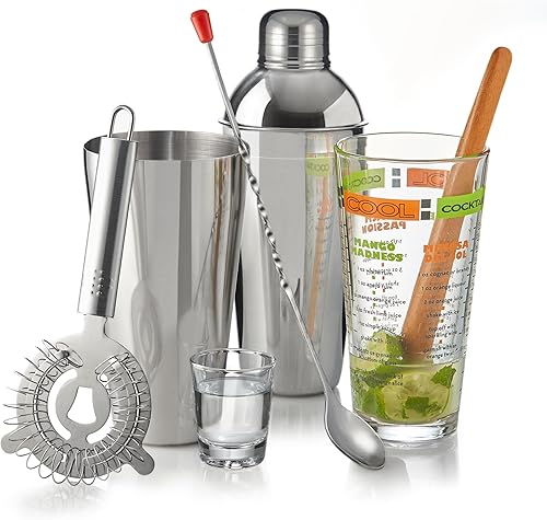 Libbey Mixology Set de cóctel de 9 piezas Claro