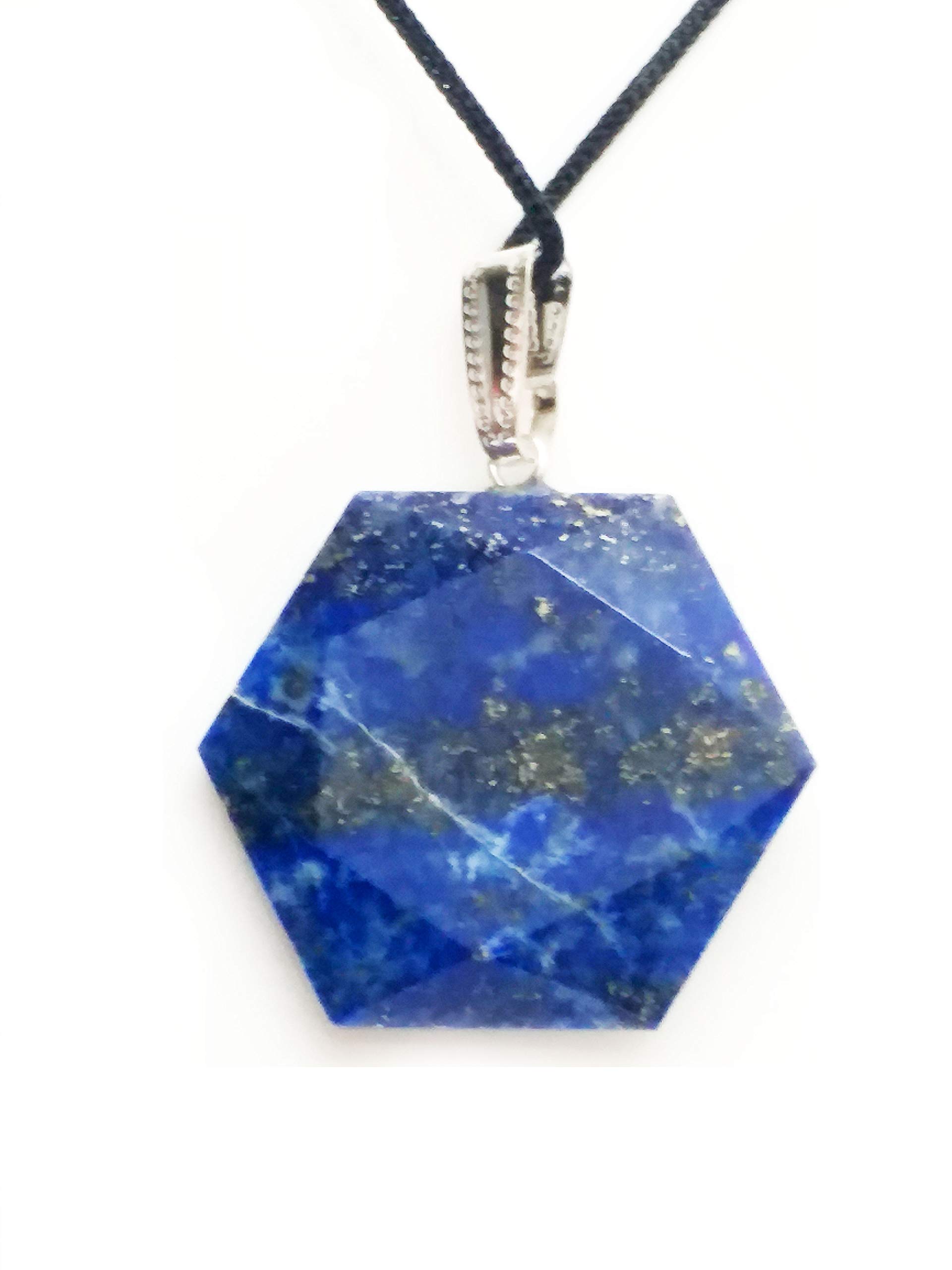 Blue Natural Lapis Lazuli David Star Shaped Crystal Pendant for Men and Women-image-27