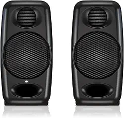 IK Multimedia Monitor iLoud Micro Monitor portátil de 50 watts, Bluetooth, monitores de referência para estúdio, alto-falantes duplos para produção musical, mixagem, masterização, composição, produção