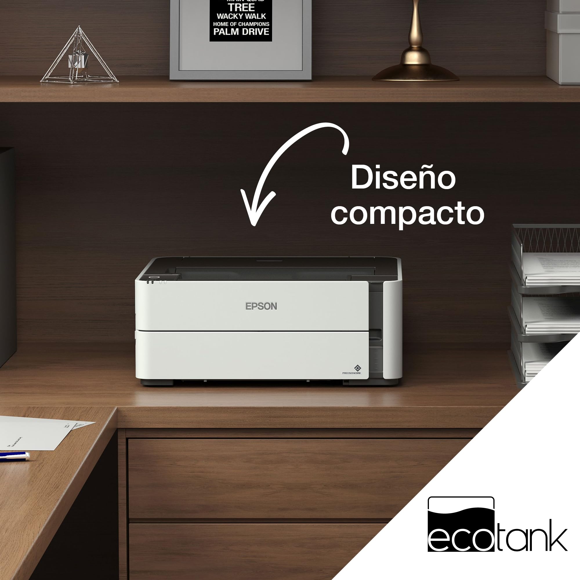 Impresora EcoTank ET-M1170 A4 monocromo con depósito de tinta y conexión Wi-Fi