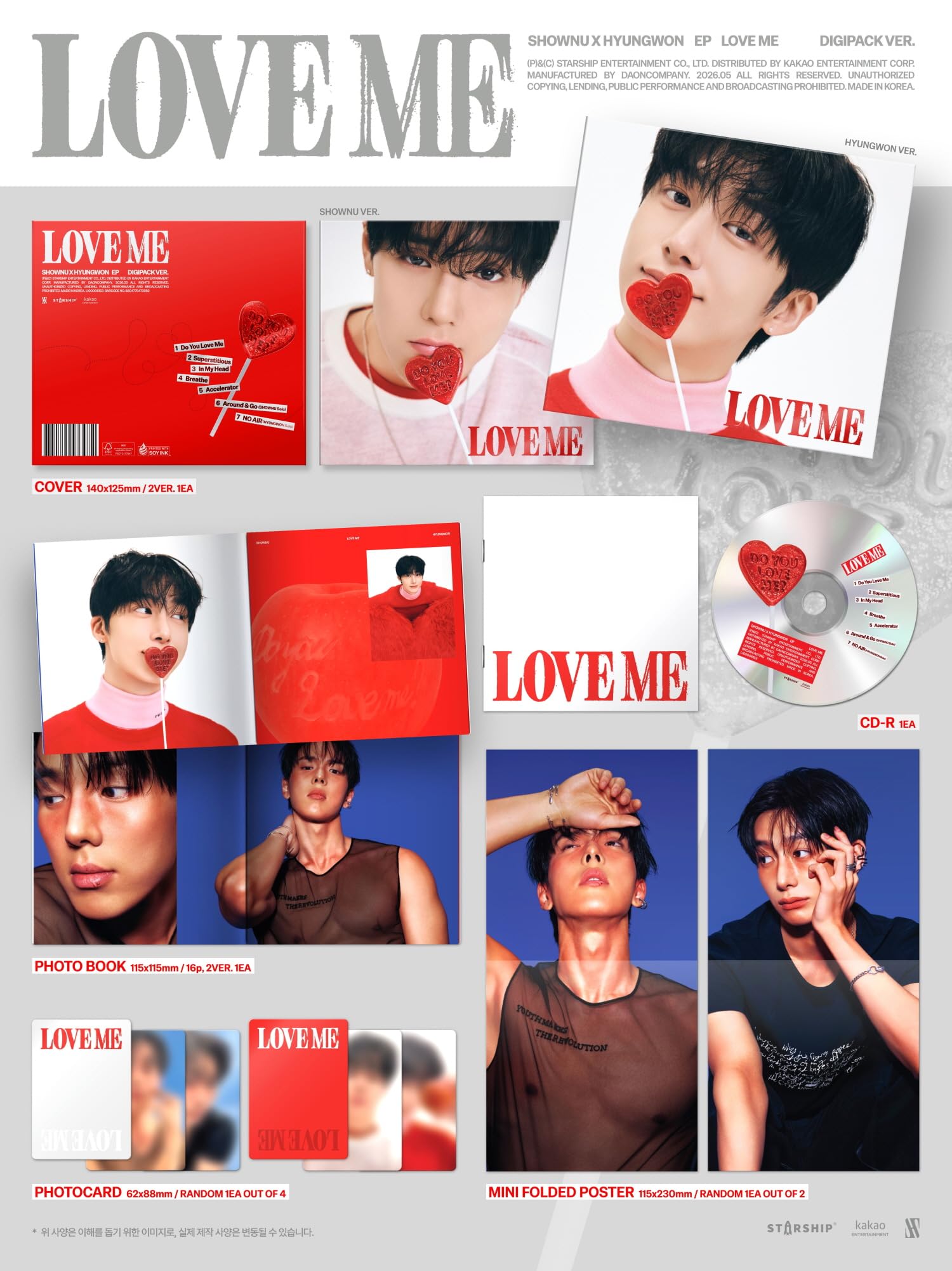 Amazon.co.jp: (Digipack Shownu Version) モンスタエックス ショヌ X