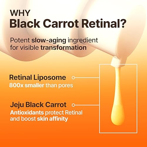 Miniatura 3 de GOODAL Black Carrot VITA-A Retinal Intense Serum 8.0, ampolla de retinol antiarrugas, suero luminoso corrector de manchas oscuras, minimizador y