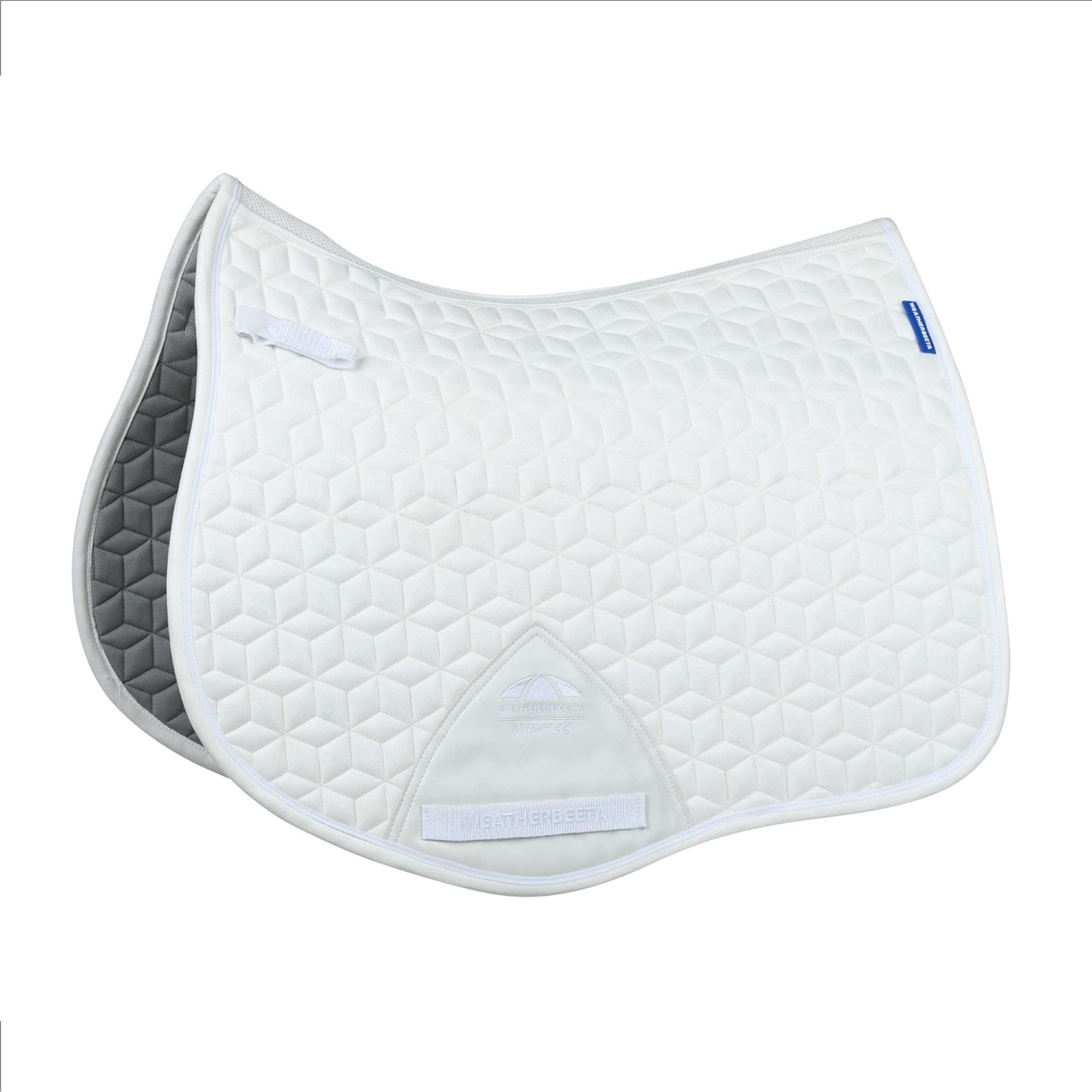 WeatherBeeta Suede Elite Air-Tec All Purpose Saddle Pad, White, Small