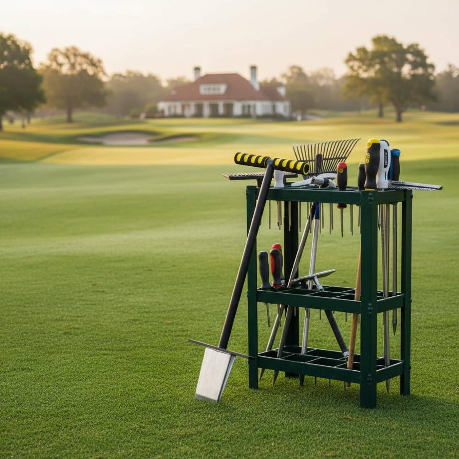 rockible Golf Bodensammler Rasen Kernstecher Bodenprobennehmer Rasenprobenstecher Edelstahlkopf Robuster Schaft für Wiederholte Nutzung für Golfplatz Pflege Wartung Inspektion