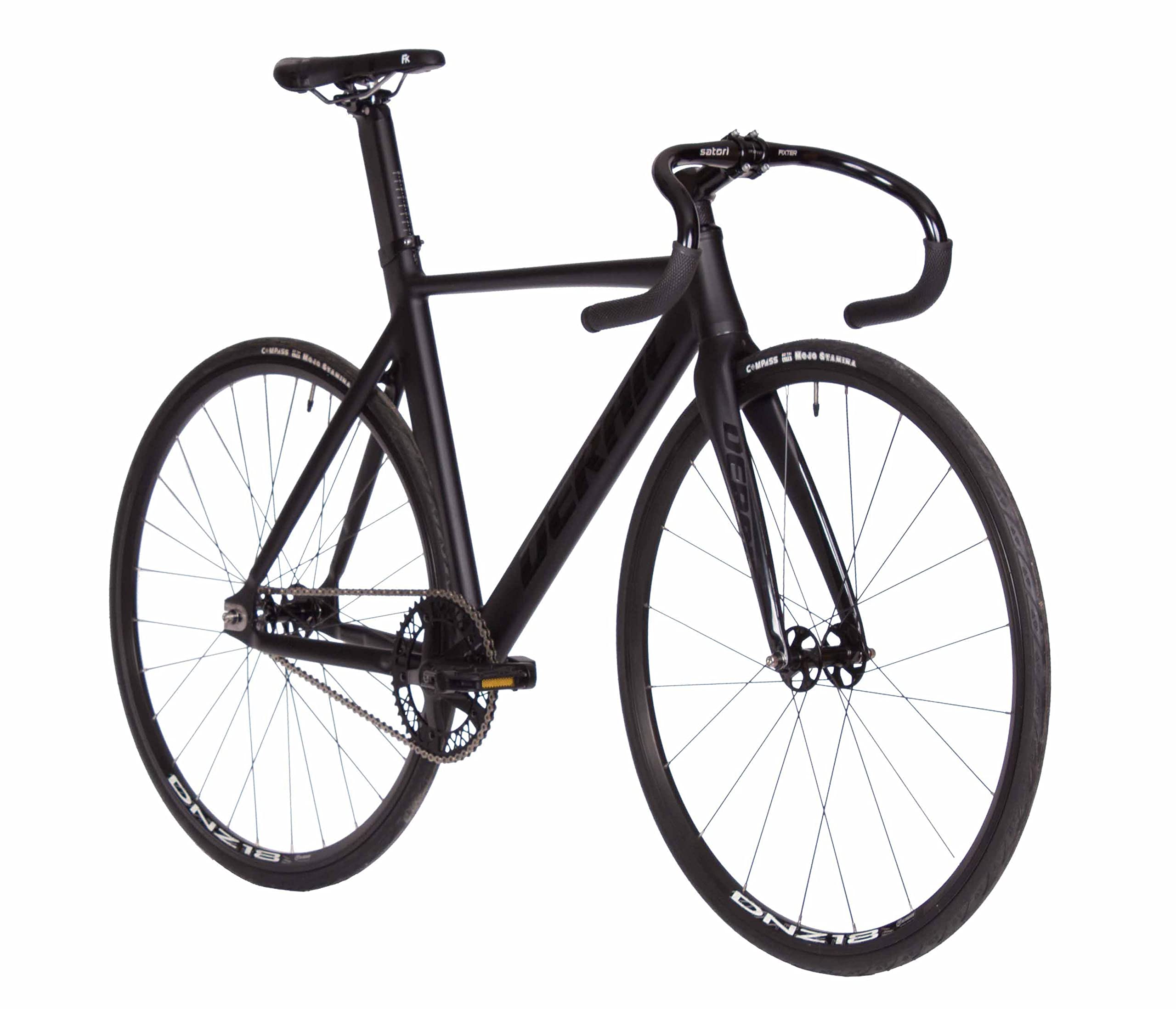 Bicicleta Pista, Fixie, Fixed, Cuadro Aero Aluminio, Horquilla 3D cabono, inclue 3 Tipos de Manillar.…