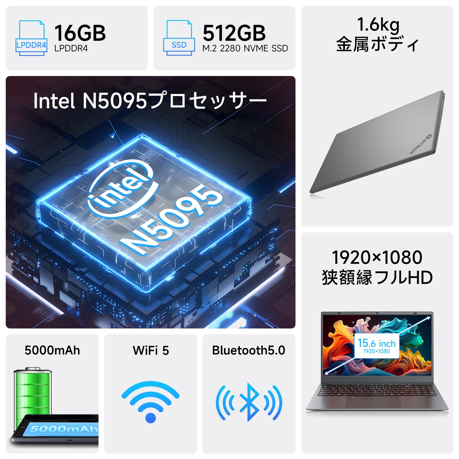 Amazon.co.jp: ノートパソコン 【Office2024搭載 】15.6インチ