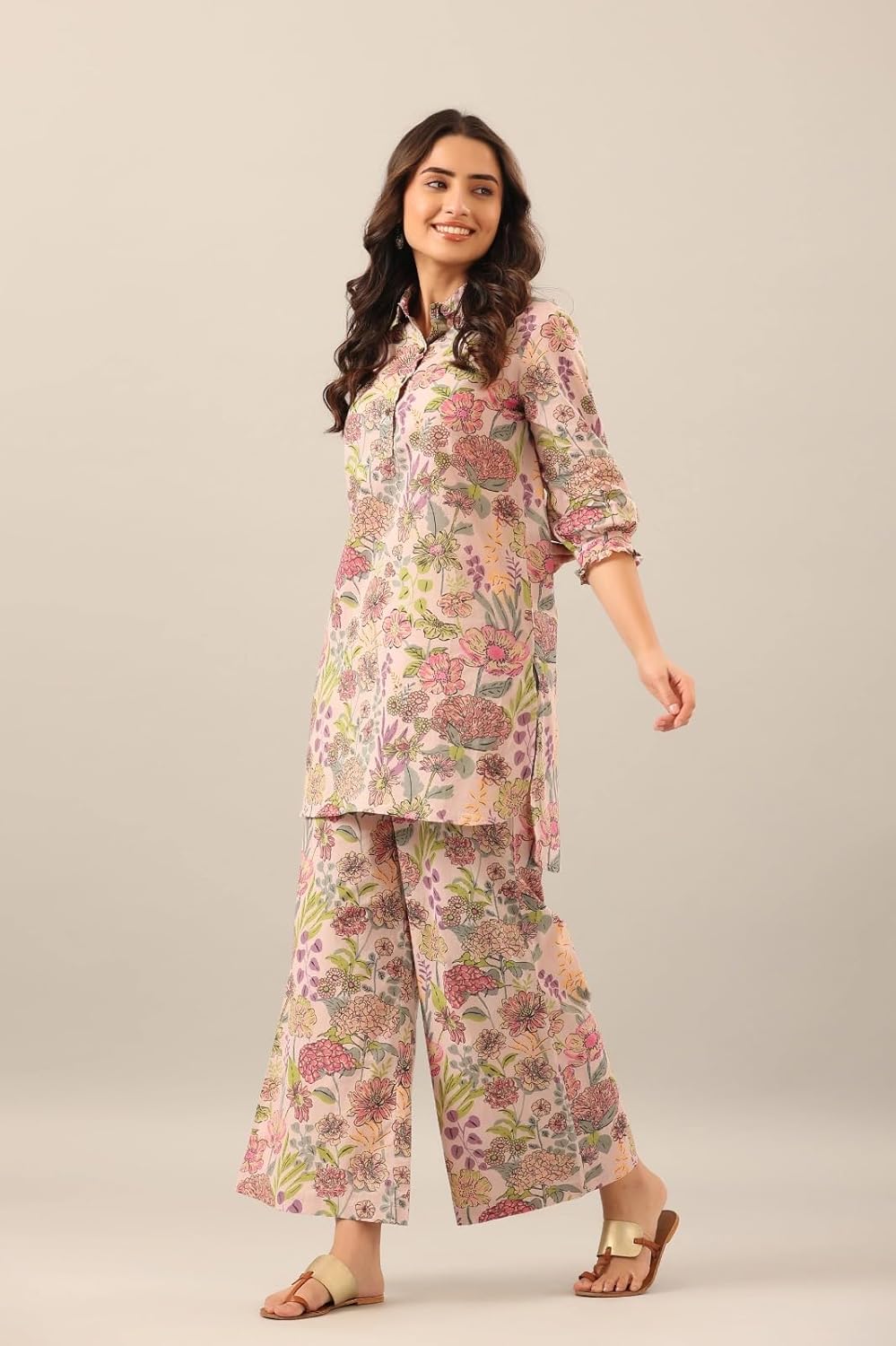 Indian Women Bollywood Kurta Cord Set Indian Pakistani Top Tunic Kurti Party Wear Dress