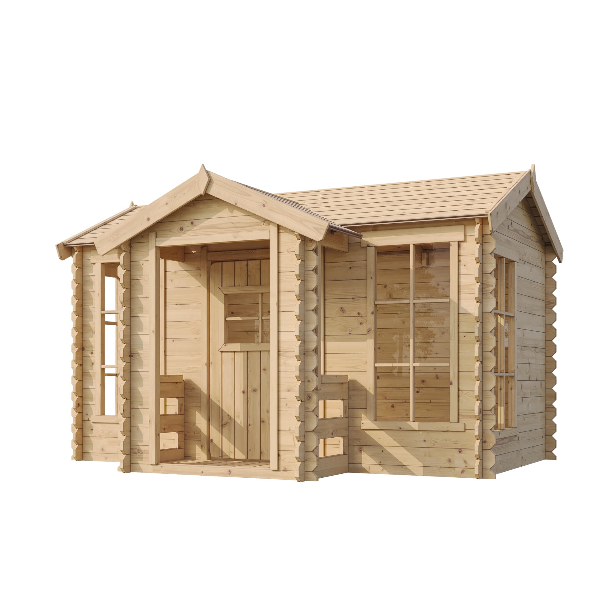 Casetta legno per bambini Timbela M520 L241xL187xA151cm 2,63m2