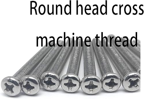 Miniatura 2 de 20 juegos de tornillos de acero inoxidable Kit304 Phillips Tornillo de cabeza 20 juegos de tuercas de mariposa M5 (M5X35 perno y tuerca de ala)