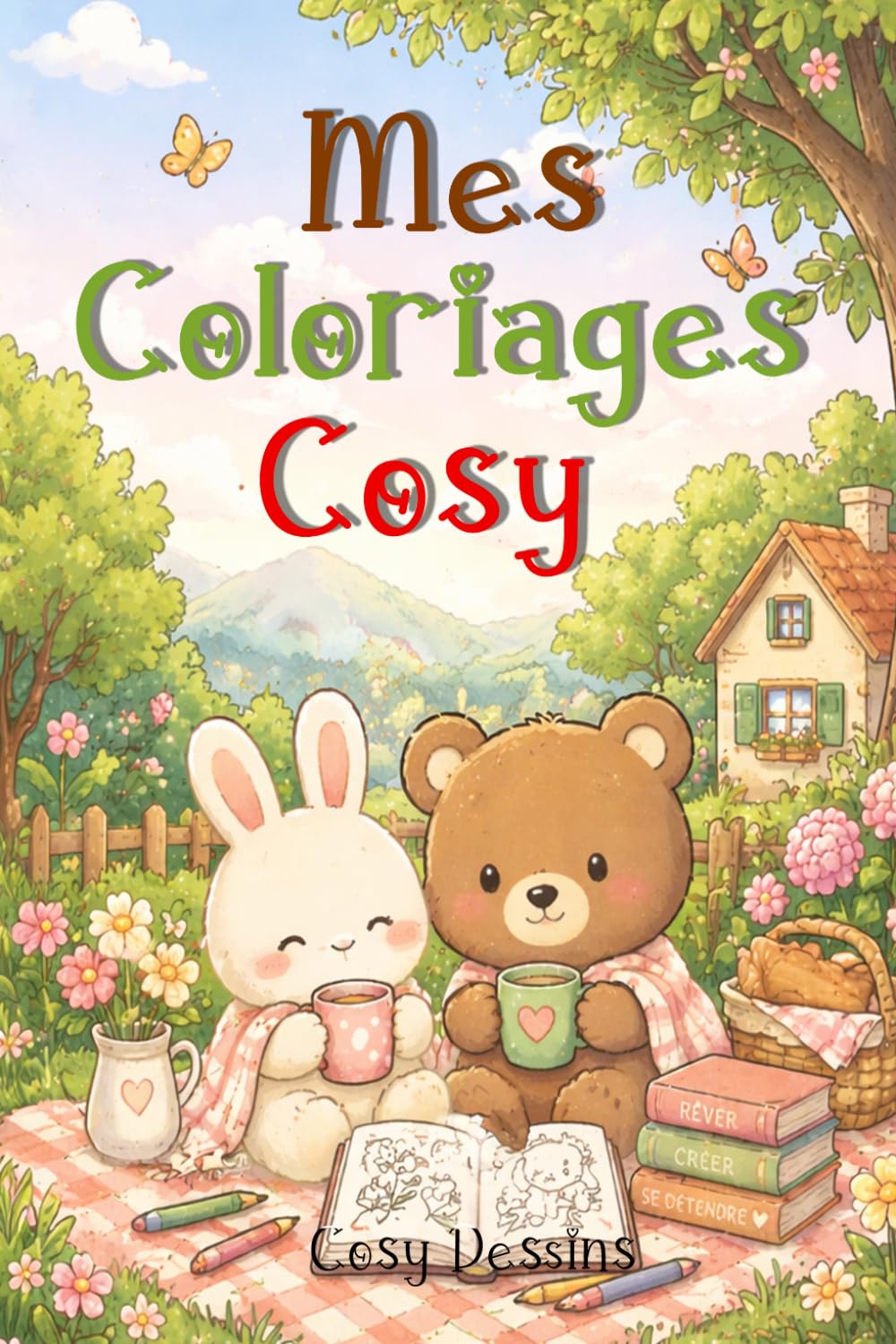 Mes coloriages cosy: Un univers tendre et relaxant à colorier, entre douceur, calme et créativité