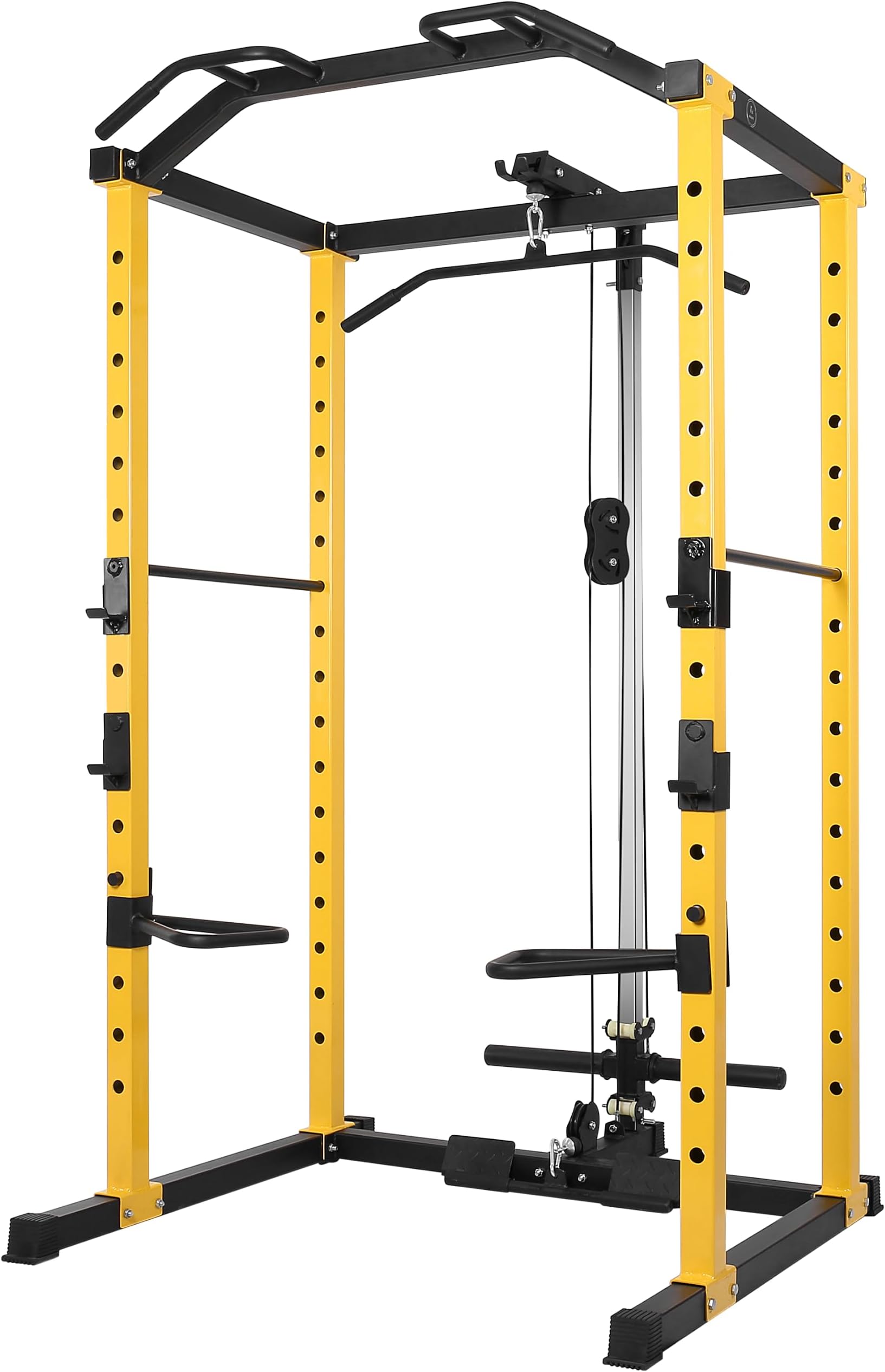 HulkFit Pro Series Power Cage and Home Gym Attachments - Yellow