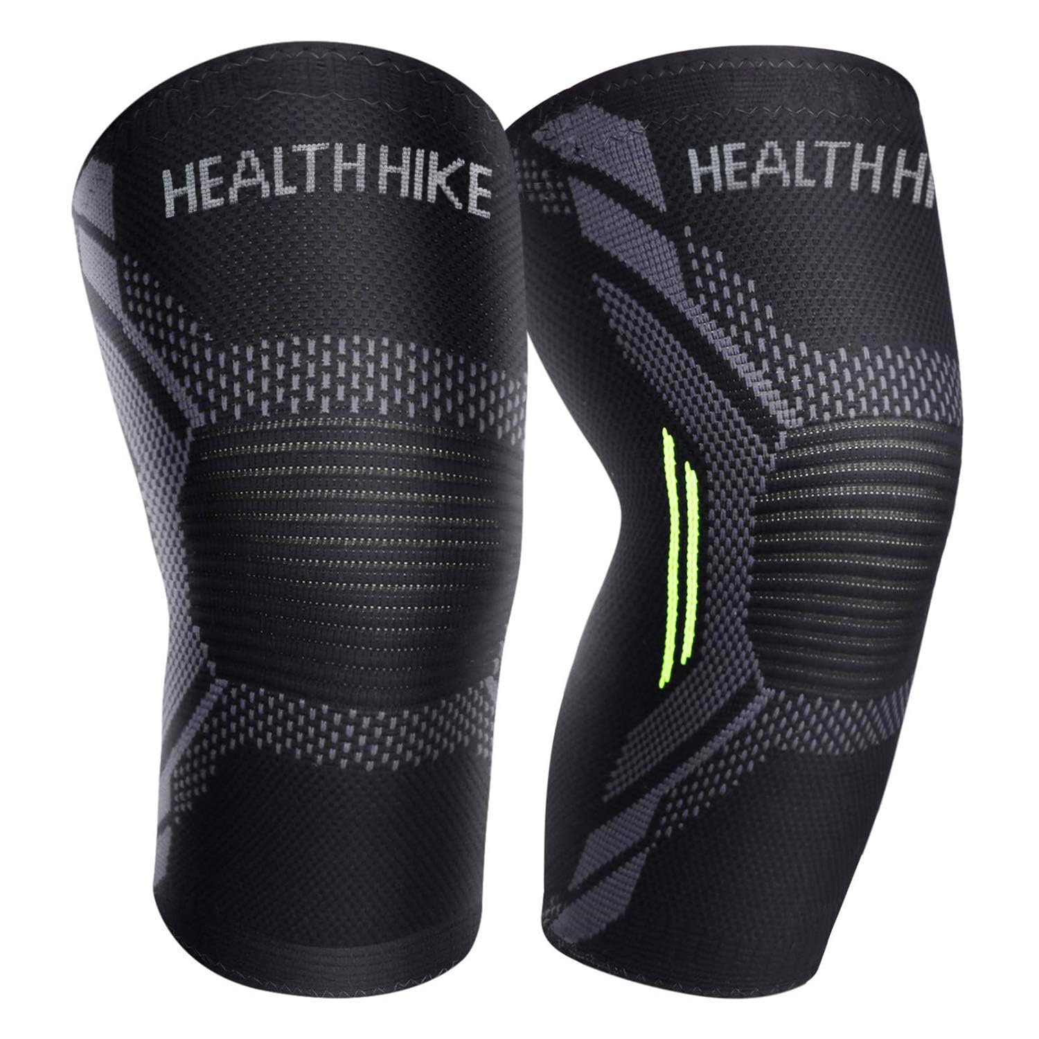 HealthHike Knee Support for Men & Women | Compression Knee Support Sleeves, Knee Cap, Knee Brace for knee Pain Relief, Gym, Running, Cycling, Squats, Sports & Workout, Black XL (B0D5WF2SNW) Amazon Price History, Amazon Price Tracker
