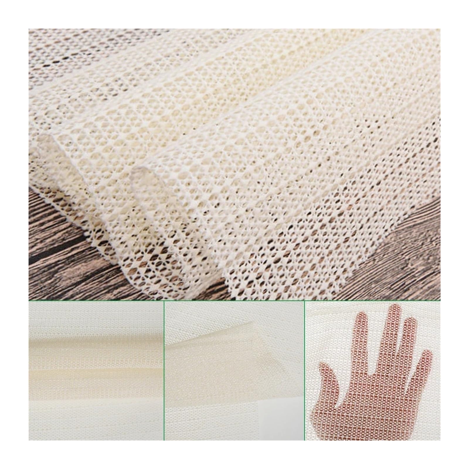 Antideslizante para Alfombras Non-Slip Carpet Underlay Rug Gripper | Anti Slip Multi Purpose Liner Non Mat Mesh for Hard Floors Cushions(70x160cm)