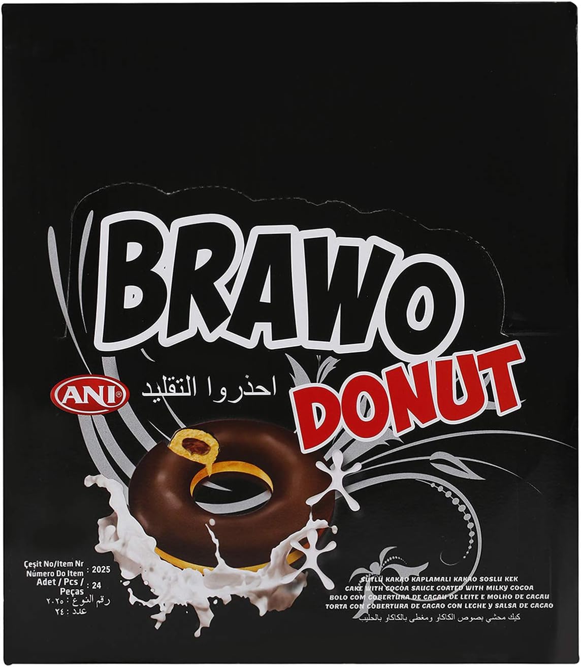 Ani Brawo Donut Cake, 50 gm (Pack of 24)