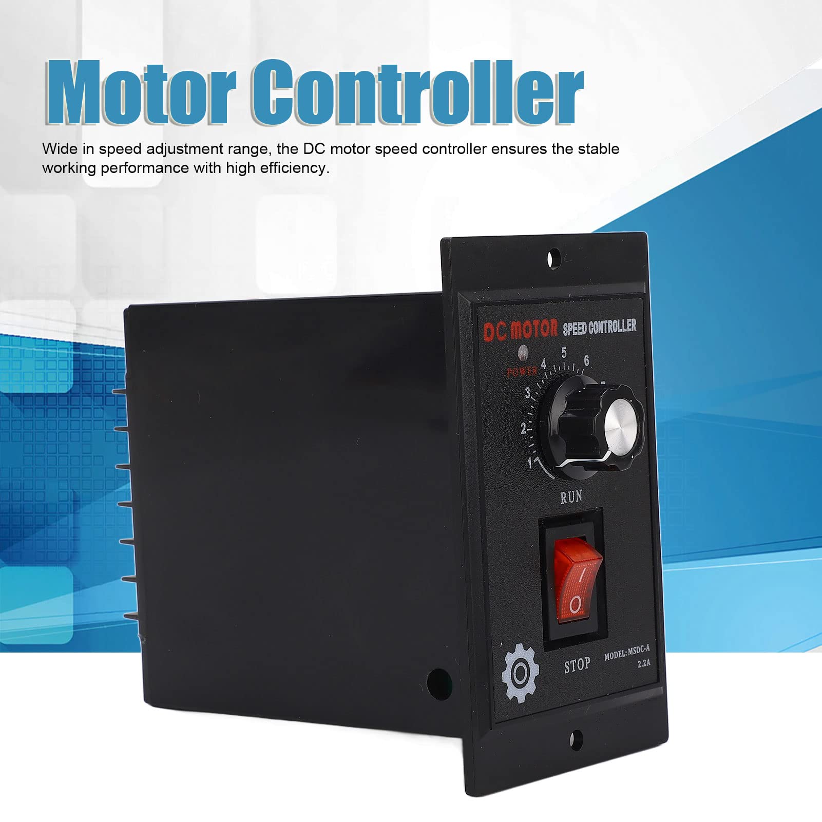 Regolatore Di Velocità Per Motore DC, 220V AC A 180V DC, Controllo Senso Di Rotazione Avanti/indietro, 500W, Con Fusibile Di Protezione E Interruttore - 3