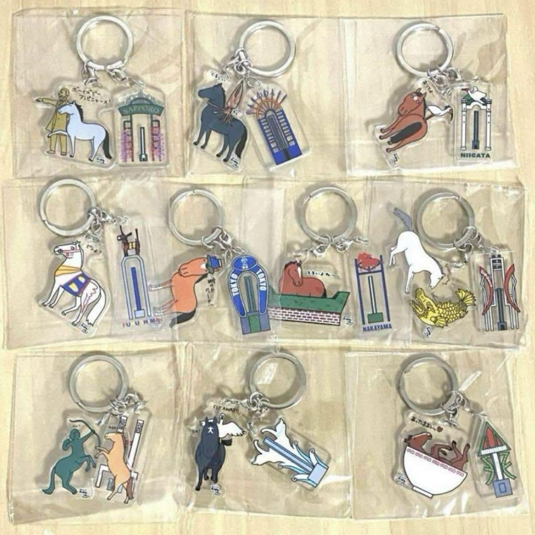 JRA 来場ポイントキャンペーン 競馬場 アクリルキーホルダー おがわじゅり Amazon.co.jp: JRA 来場ポイントキャンペーン 競馬場 アクリル