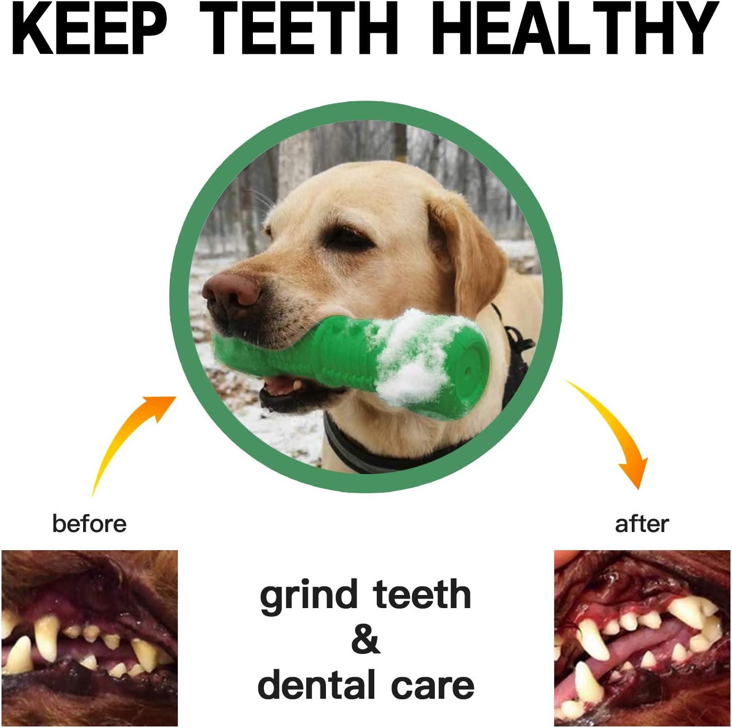Dog Chew Toys Dog Toys for Aggressive Chewers Large Breed Tough Durable Teeth Cleaning Skull Bones Dog Toys Natural Rubber Squeak Nearly Indestructible Dog Toys