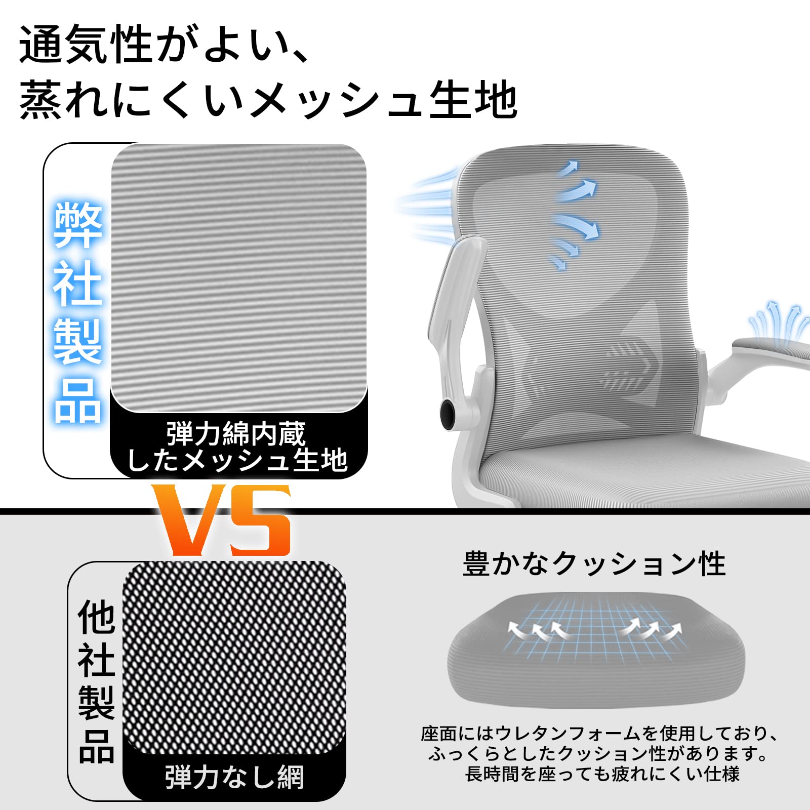 Amazon | オフィスチェア デスクチェア ZXhome テレワーク椅子 イス