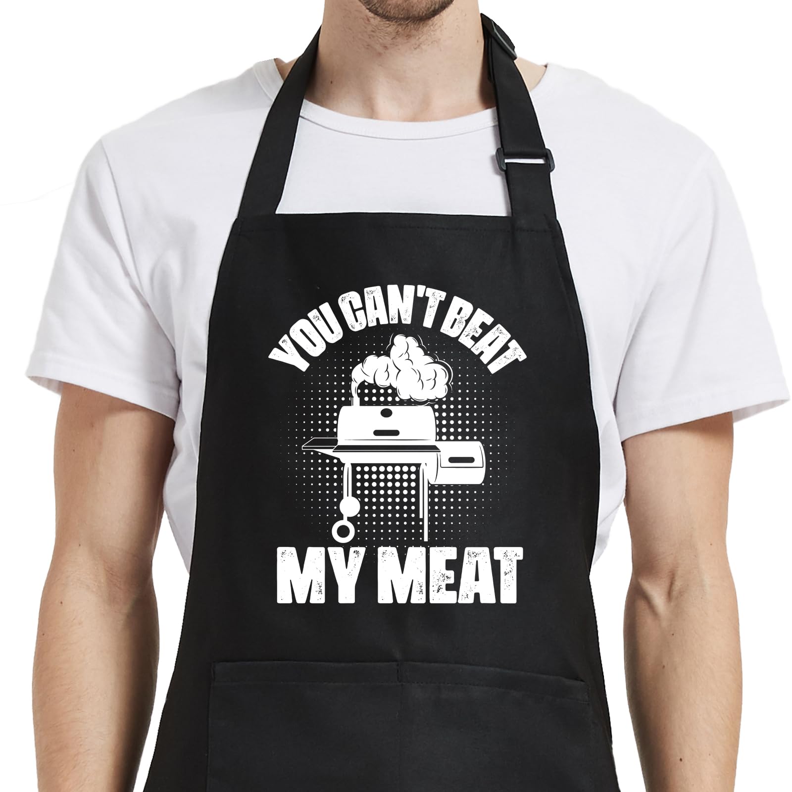 Delantales divertidos para hombres, chef, cocinar, barbacoa, parrilla, regalos de broma para hombres, papá, padre, marido, regalos de esposa para cumpleaños