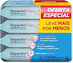 Bepantol Baby Leve 4 Pague 3 Kit 192 Lenços Umedecidos