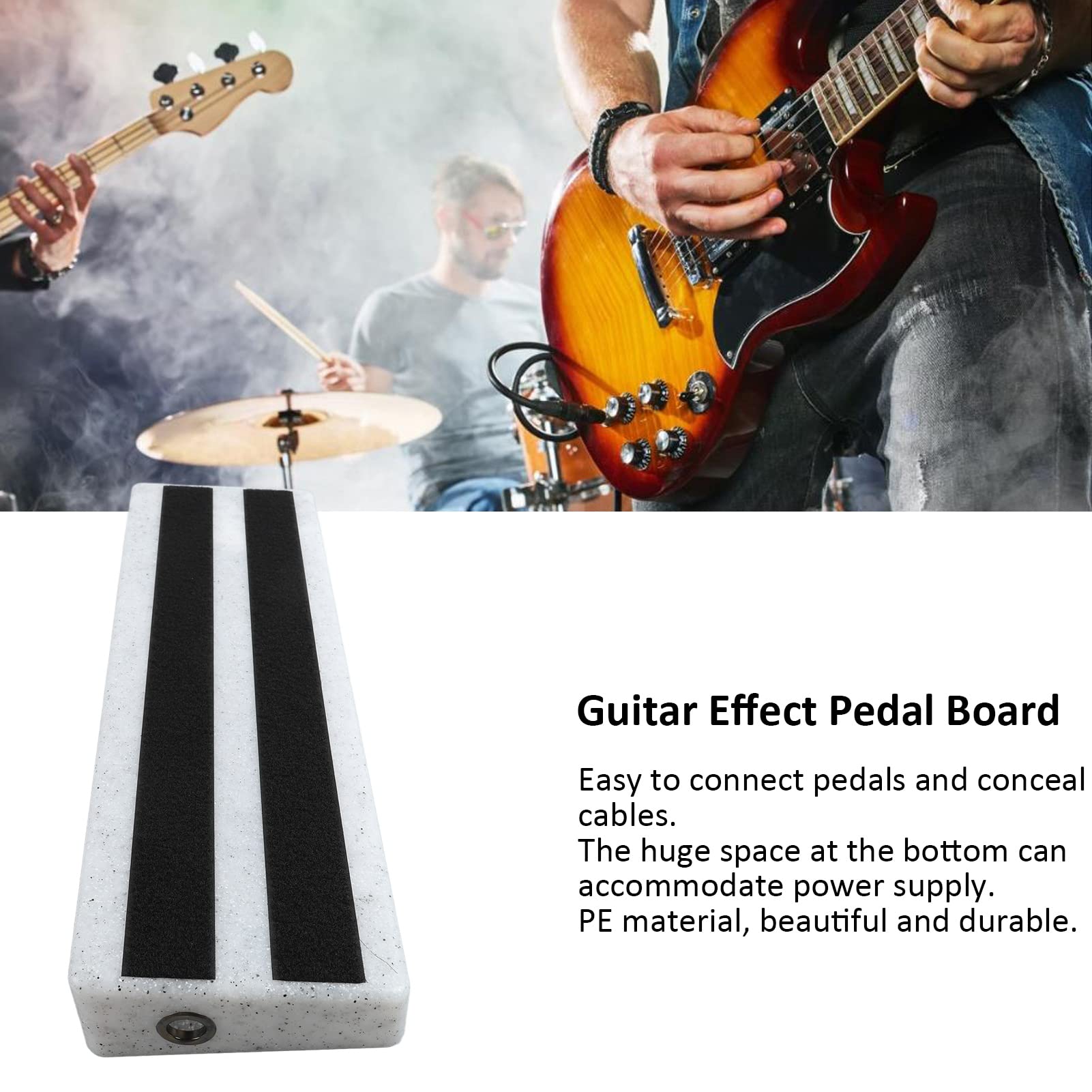 Guitar Effect Pedal Board, Durable Guitar Pedal Board for Playing (Mini) - Image 3