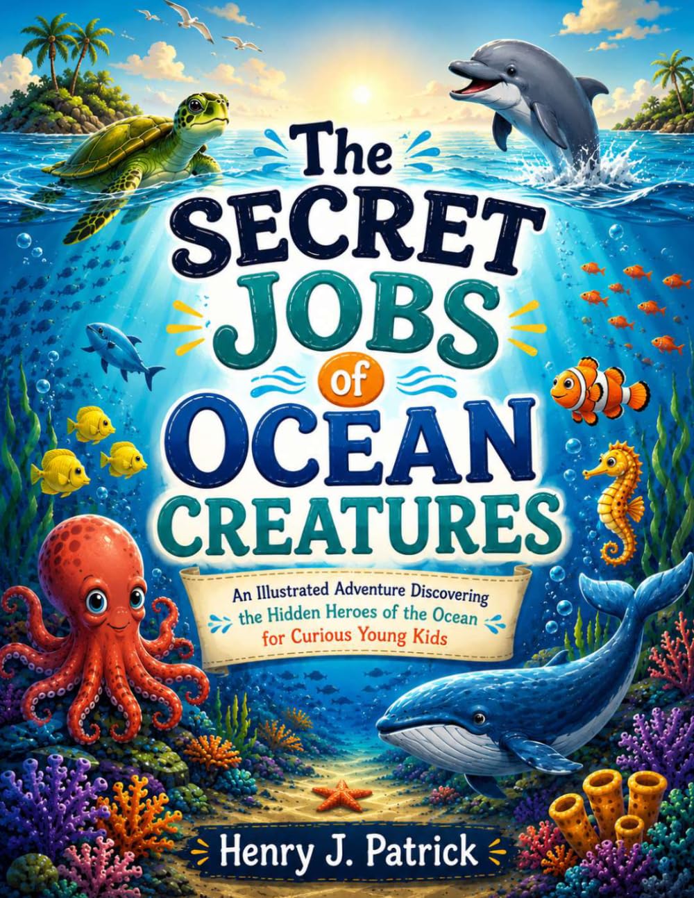 The Secret Jobs of Ocean Creatures: An Illustrated Adventure Discovering the Hidden Heroes of the Ocean for Curious Young Kids