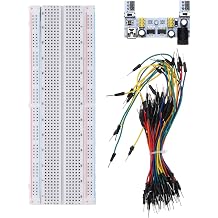 MECCANIXITY Breadboard Kit with 2 Power Supply Modules 830 Tie-Points
