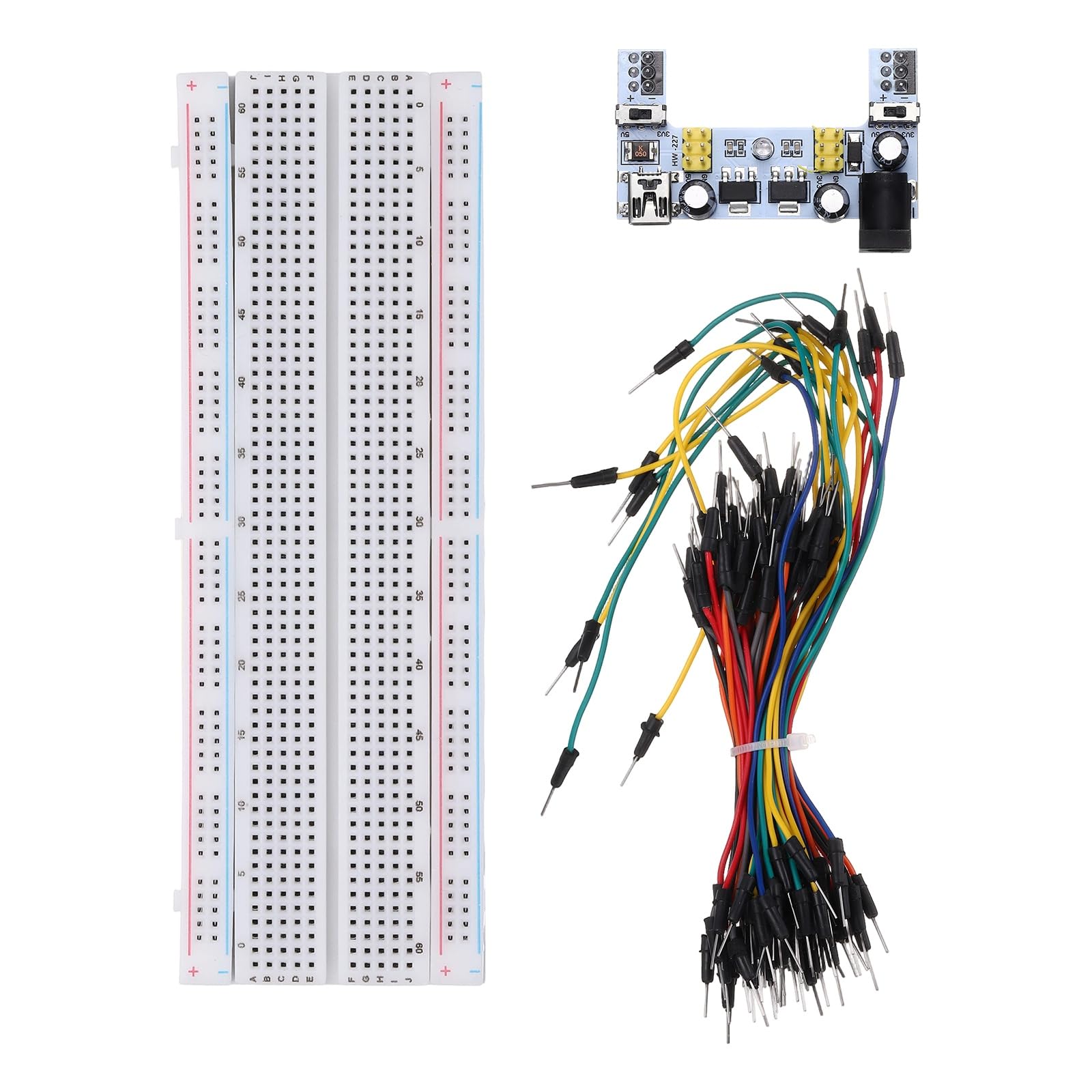 Kit de platine d'expérimentation 830 points pour circuit de développement électronique - 7
