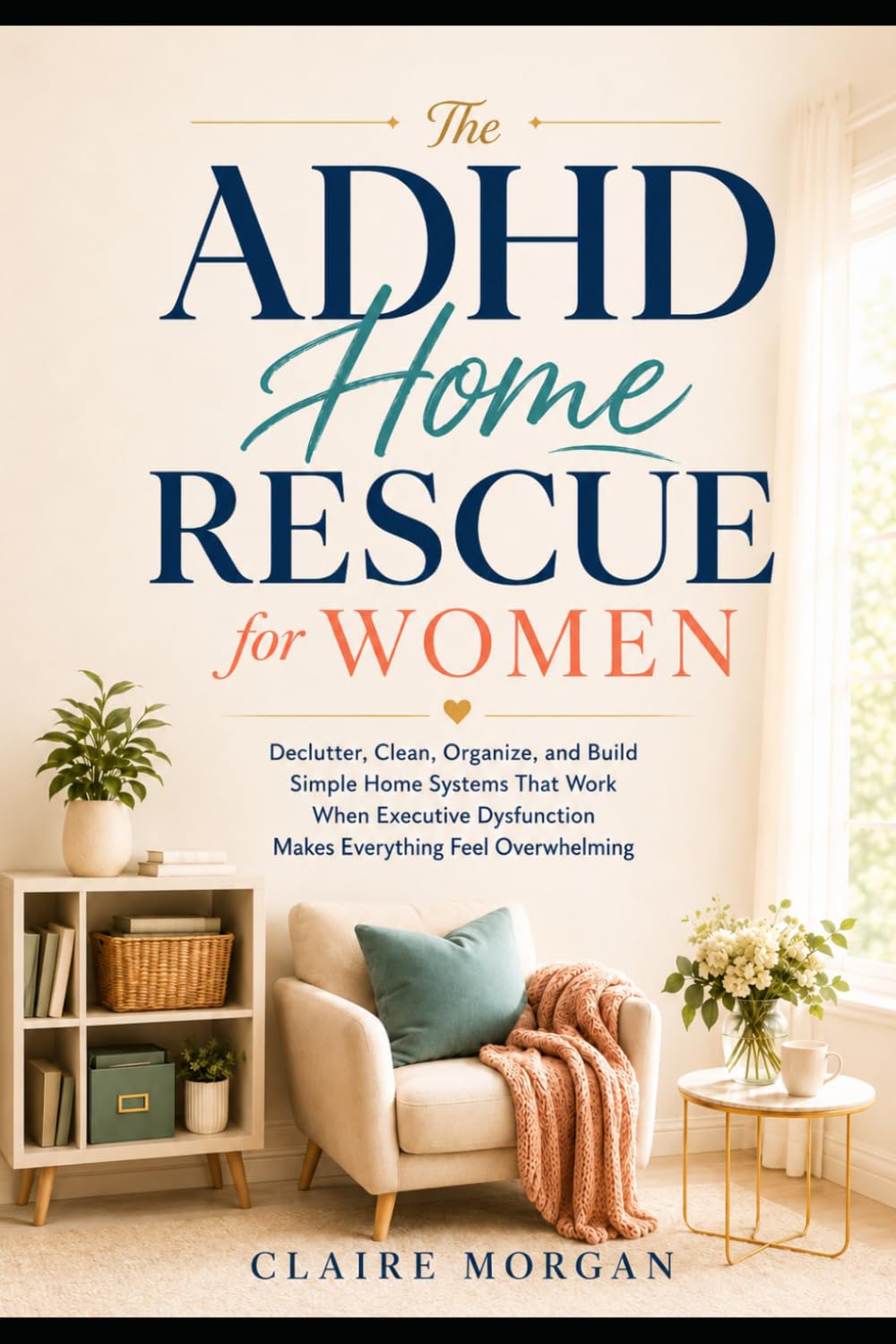 The ADHD Home Rescue for Women: Declutter, Clean, Organize, and Build Simple Home Systems That Work