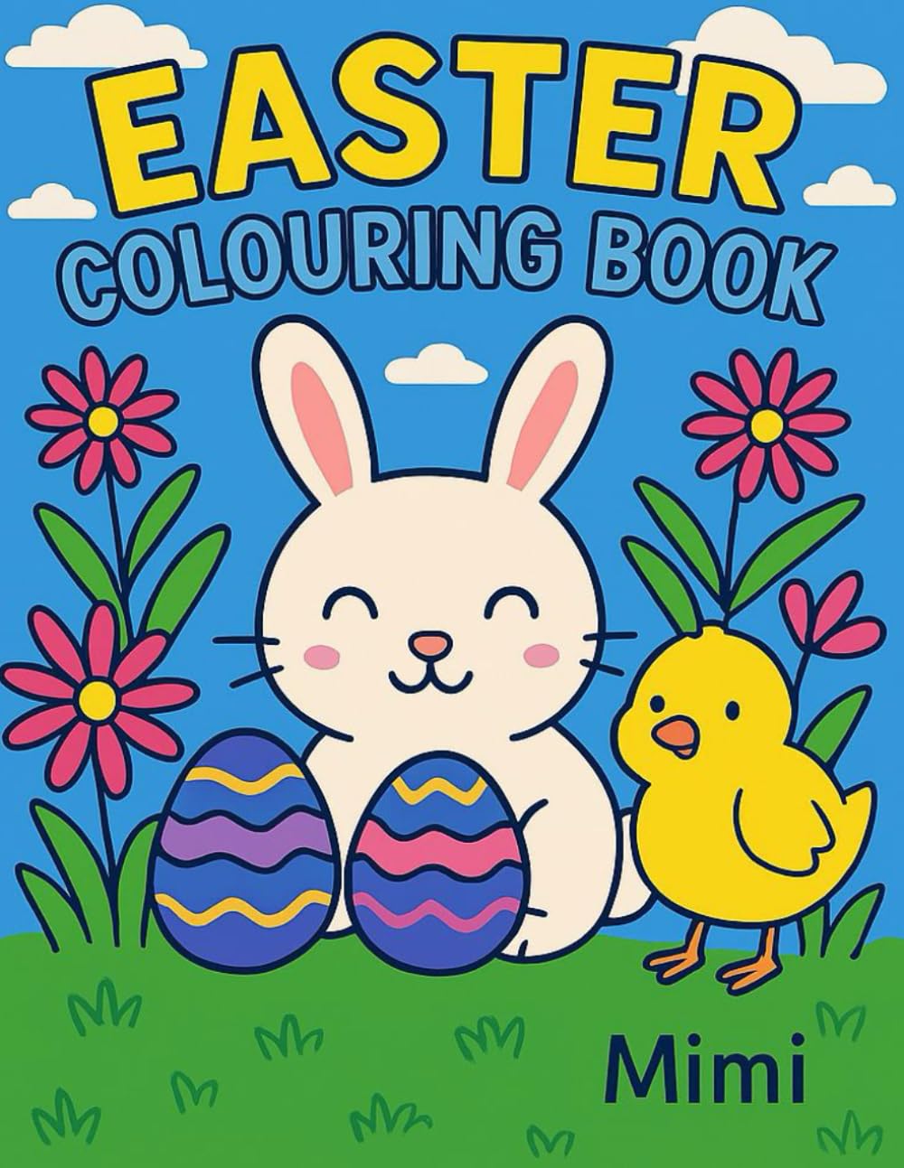 Easter & Spring Colouring Book: A Relaxing Colouring Adventure for Older Kids, Teens & Adults