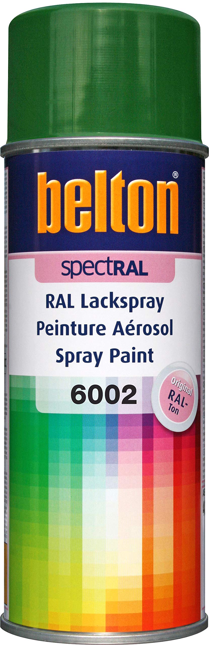 belton spectRAL Lackspray RAL 6002 laubgrün, glänzend, 400 ml - Profi-Qualität