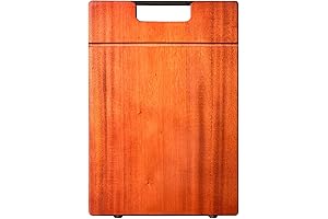 LUBAN Mahogany Solid Wood Cutting Board: Culinary Masterpiece for Your Kitchen