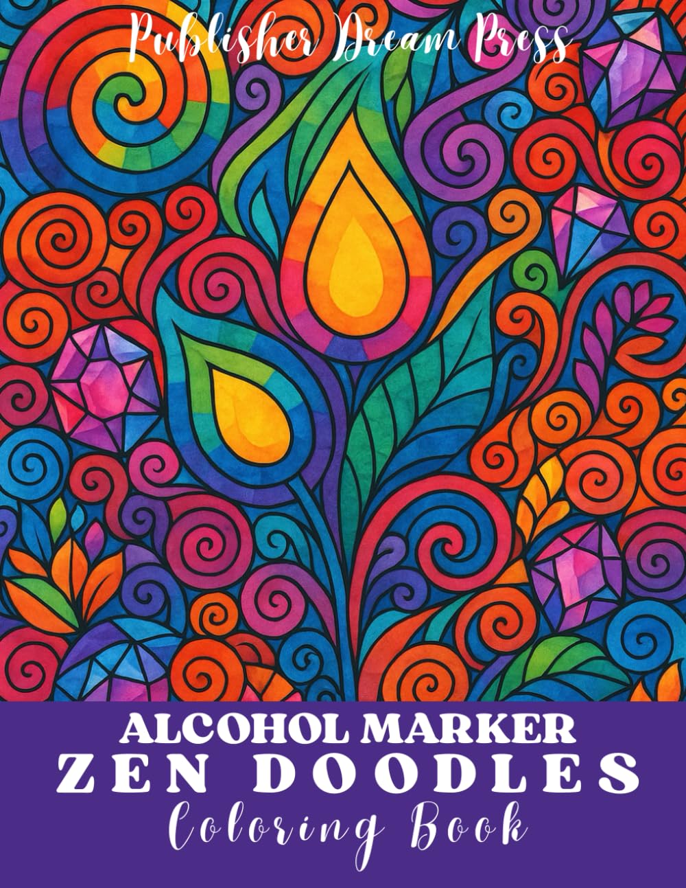 Alcohol Marker Zen Doodles Coloring Book
